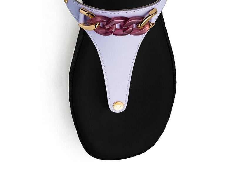 Precious Chain - Wedge Bast High Black TS