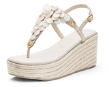 Shiny Pearl - Wedge Bast High Crema TS