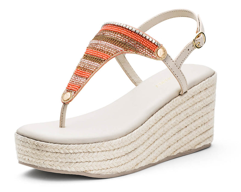 Ethno Beads - Wedge Bast High Crema TS