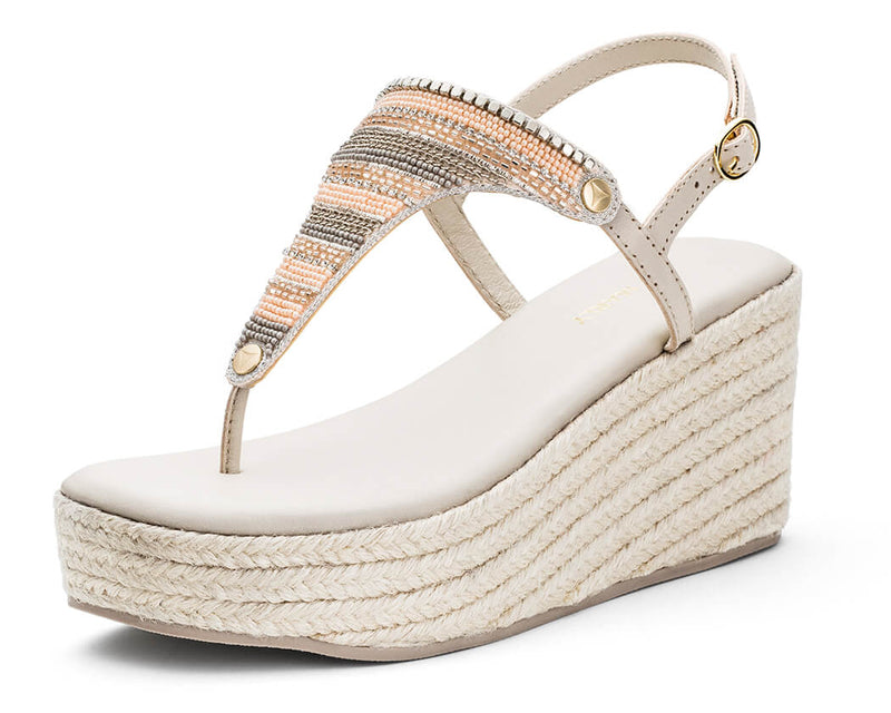 Ethno Beads - Wedge Bast High Crema TS