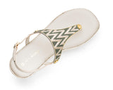 Sandy Lines - Wedge Bast High Crema TS