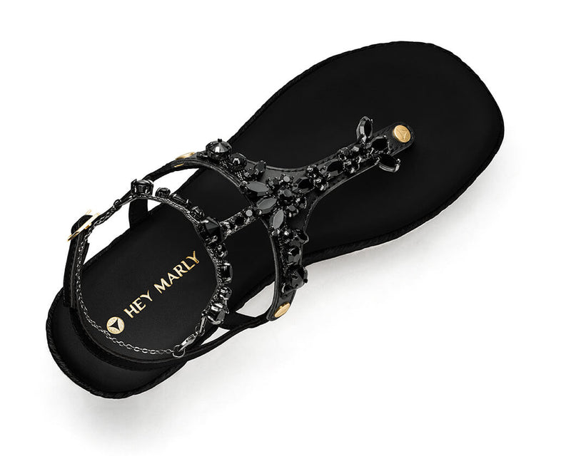 Brilliant Life Chain - Wedge Bast High Black TS