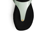 City Gloss - Wedge Bast High Black TS