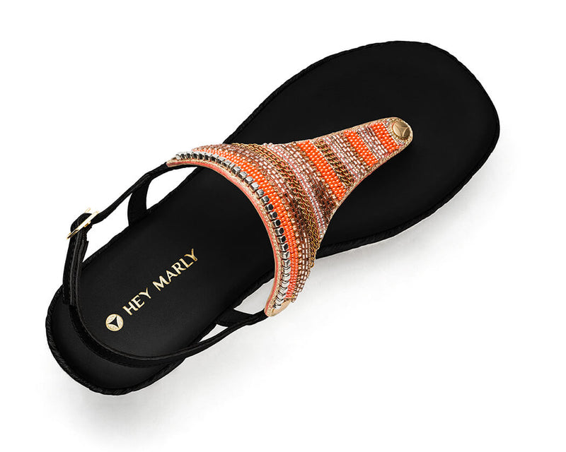 Ethno Beads - Wedge Bast High Black TS