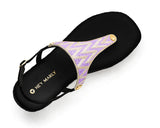 Sandy Lines - Wedge Bast High Black TS