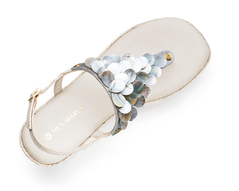 Shiny Pearl - Wedge Bast High Crema TS