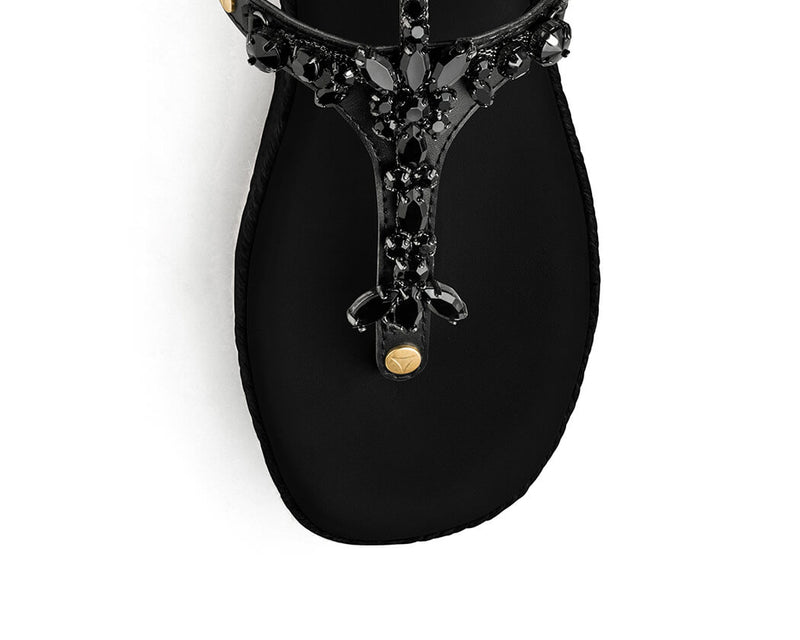 Brilliant Life Chain - Wedge Bast High Black TS