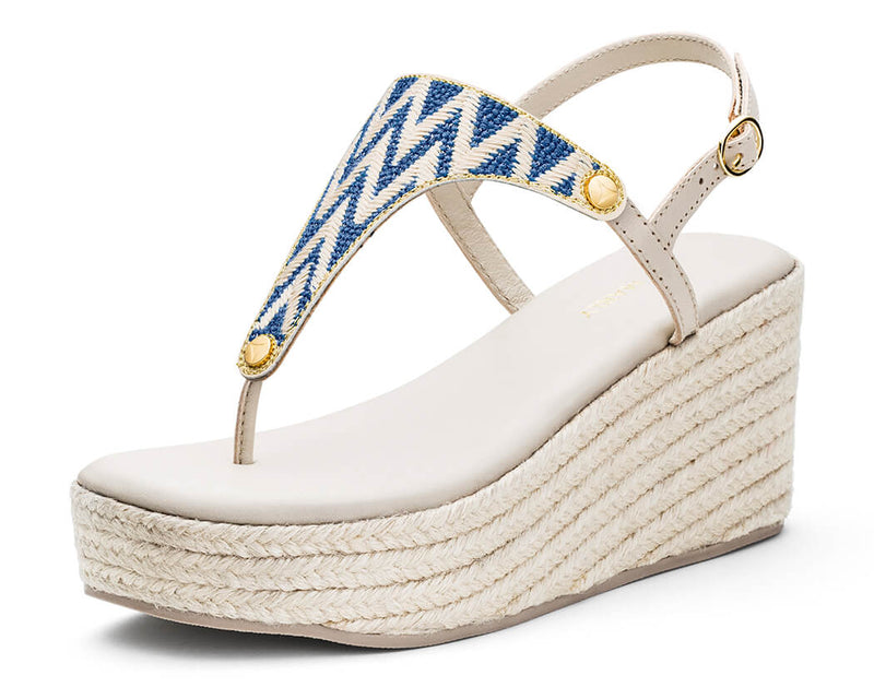 Sandy Lines - Wedge Bast High Crema TS