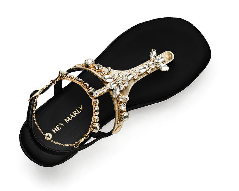 Brilliant Life Chain - Wedge Bast High Black TS