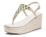 Sandy Lines - Wedge Bast High Crema TS