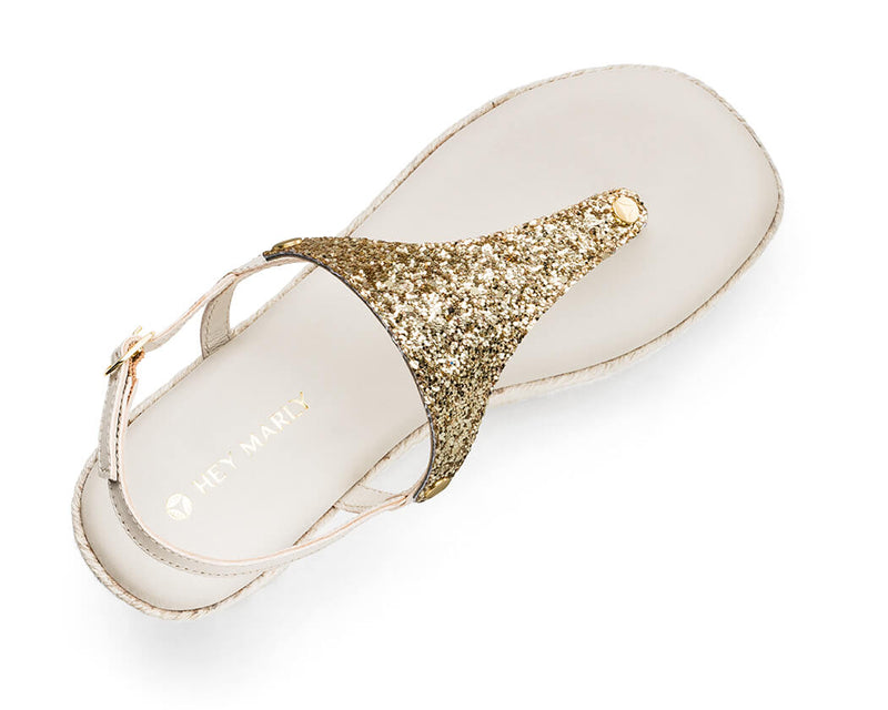 Cosmic Glitter - Wedge Bast High Crema TS