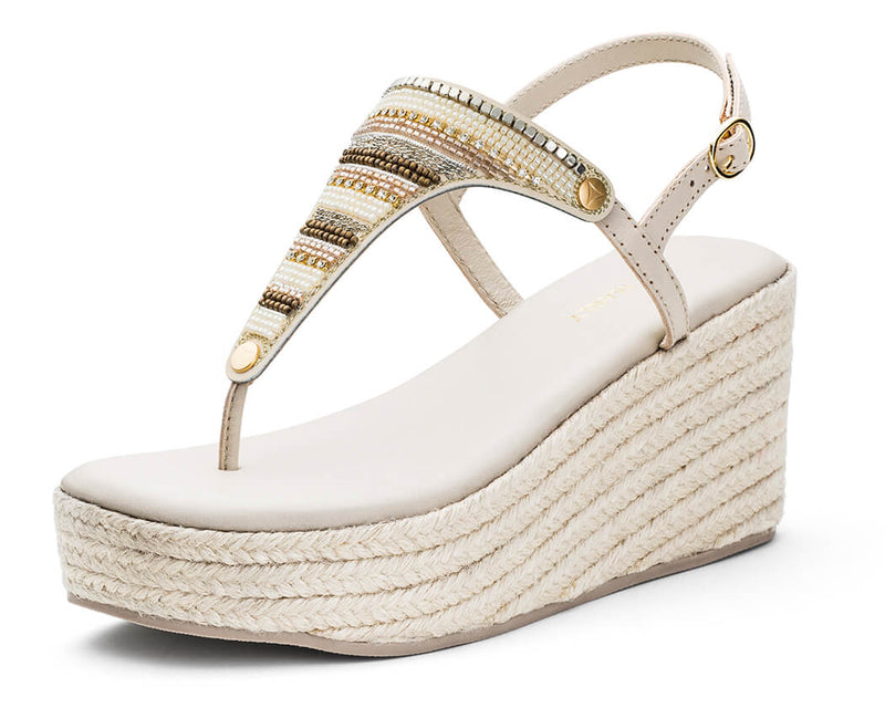 Ethno Beads - Wedge Bast High Crema TS