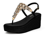 Day to Night - Wedge Bast High Black TS