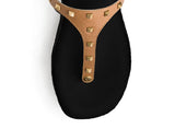 Rock Rebel - Wedge Bast High Black TS