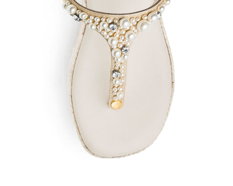 Precious Pearl - Wedge Bast High Crema TS