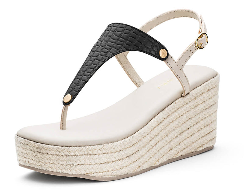 Milano Cool - Wedge Bast High Crema TS