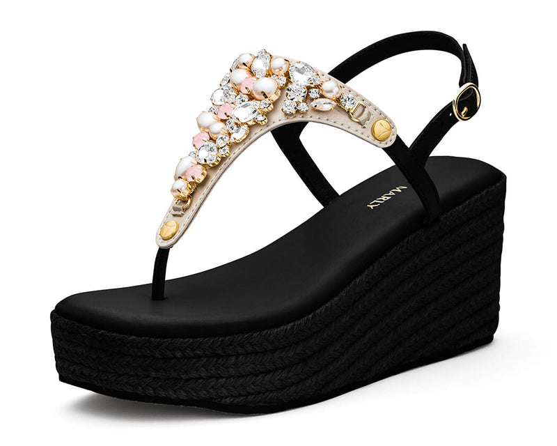 Brilliant Bold - Wedge Bast High Black TS