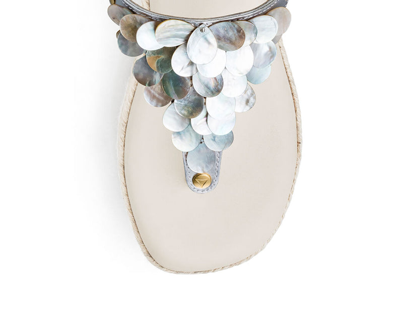 Shiny Pearl - Wedge Bast High Crema TS