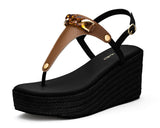Precious Chain - Wedge Bast High Black TS
