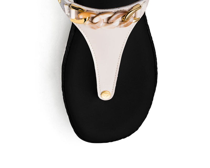 Precious Chain - Wedge Bast High Black TS