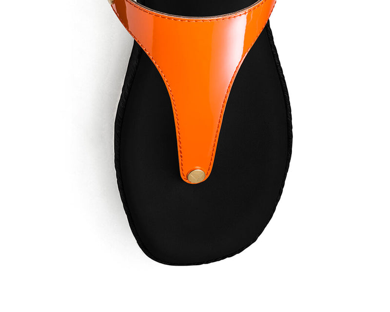 City Gloss - Wedge Bast High Black TS