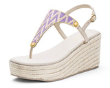 Sandy Lines - Wedge Bast High Crema TS