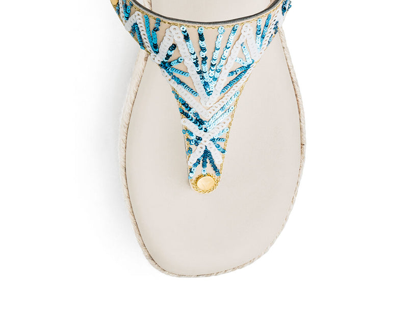 Summer Glam - Wedge Bast High Crema TS