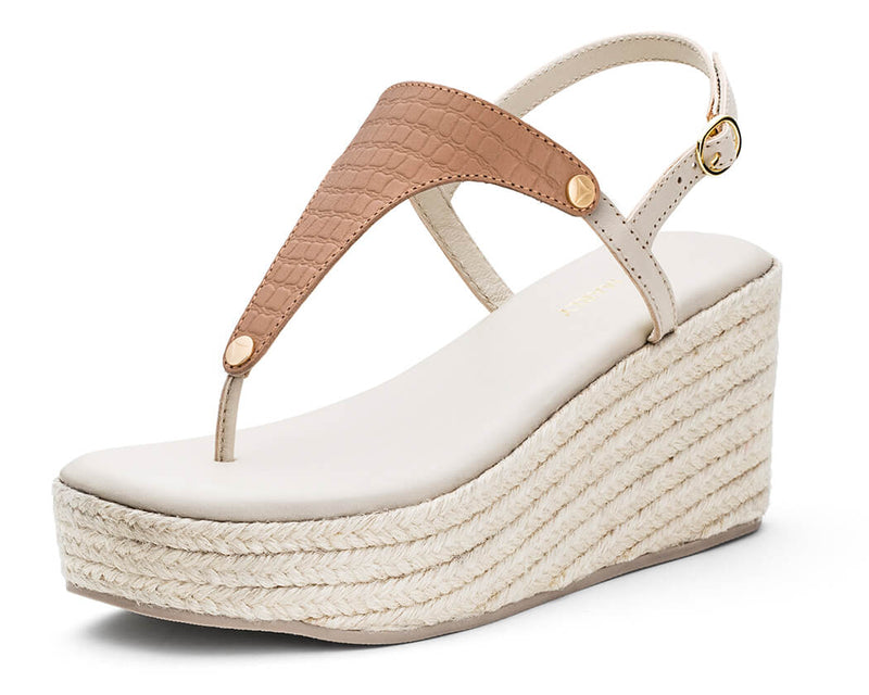 Milano Cool - Wedge Bast High Crema TS