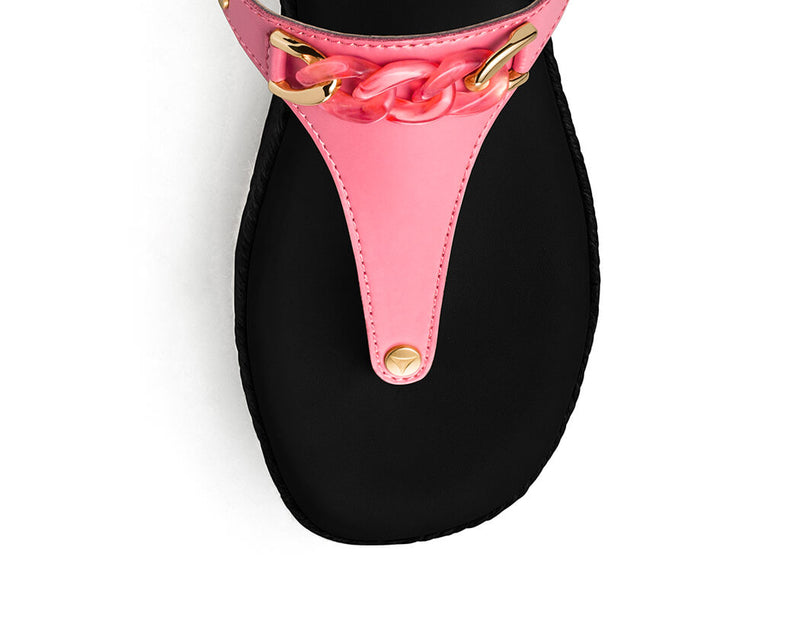 Precious Chain - Wedge Bast High Black TS