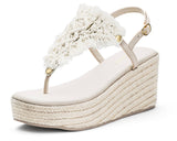 Boho Bliss - Wedge Bast High Crema TS