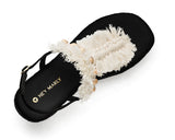 Boho Bliss - Wedge Bast High Black TS