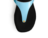 City Gloss - Wedge Bast High Black TS