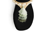 Tulum Tassle - Wedge Bast High Black TS