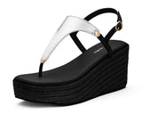 Mars Metallic - Wedge Bast High Black TS