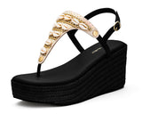 Day to Night - Wedge Bast High Black TS