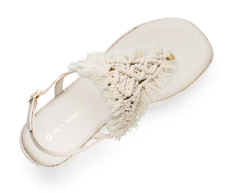 Boho Bliss - Wedge Bast High Crema TS