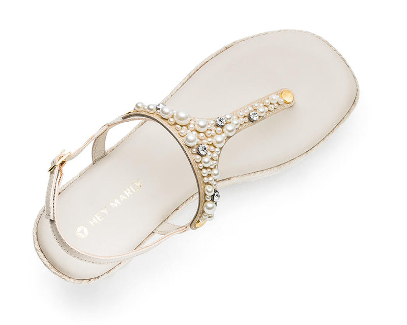 Precious Pearl - Wedge Bast High Crema TS