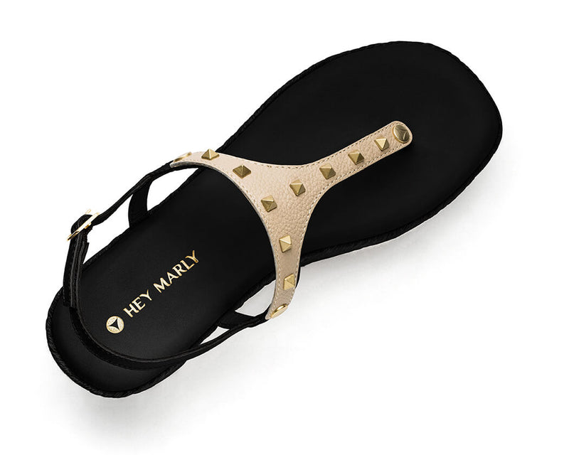 Rock Rebel - Wedge Bast High Black TS