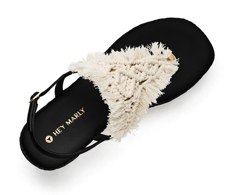 Boho Bliss - Wedge Bast High Black TS