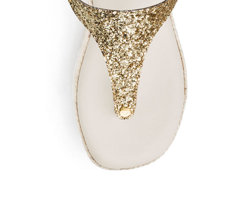 Cosmic Glitter - Wedge Bast High Crema TS