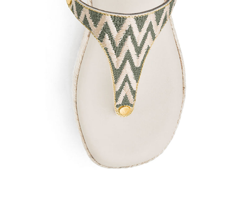 Sandy Lines - Wedge Bast High Crema TS