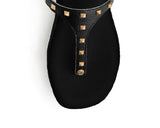 Rock Rebel - Wedge Bast High Black TS