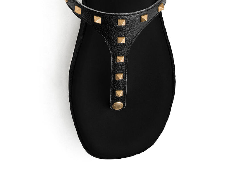 Rock Rebel - Wedge Bast High Black TS