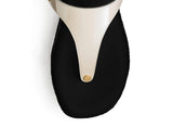 City Gloss - Wedge Bast High Black TS