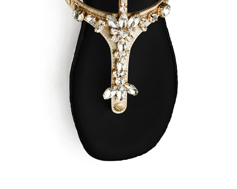 Brilliant Life Chain - Wedge Bast High Black TS