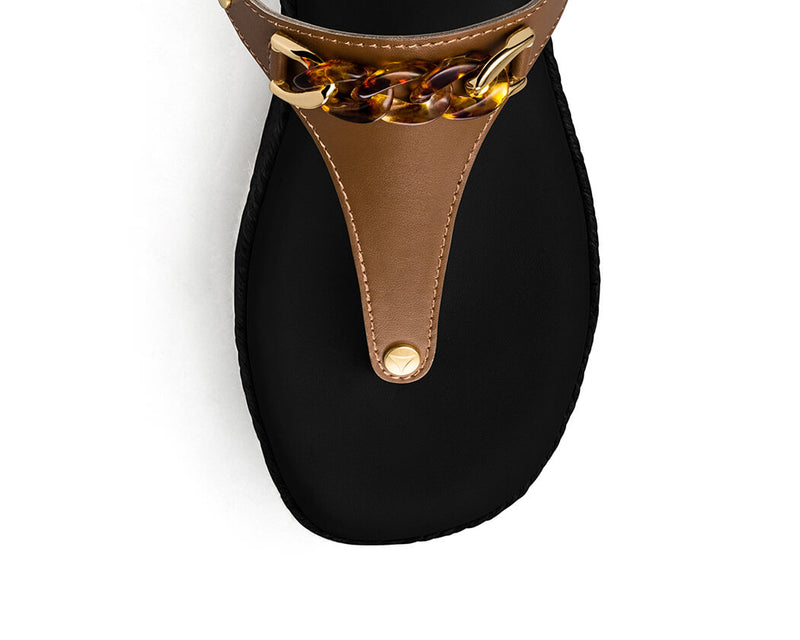 Precious Chain - Wedge Bast High Black TS