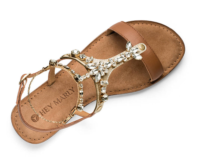 Brilliant Life Chain - Comfort Riemen Cognac TS