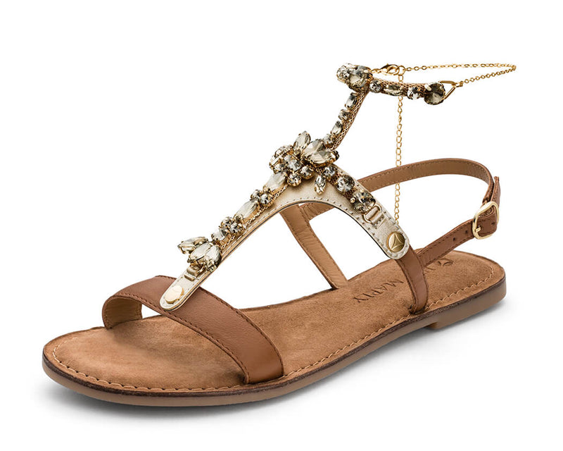 Brilliant Life Chain - Comfort Riemen Cognac TS