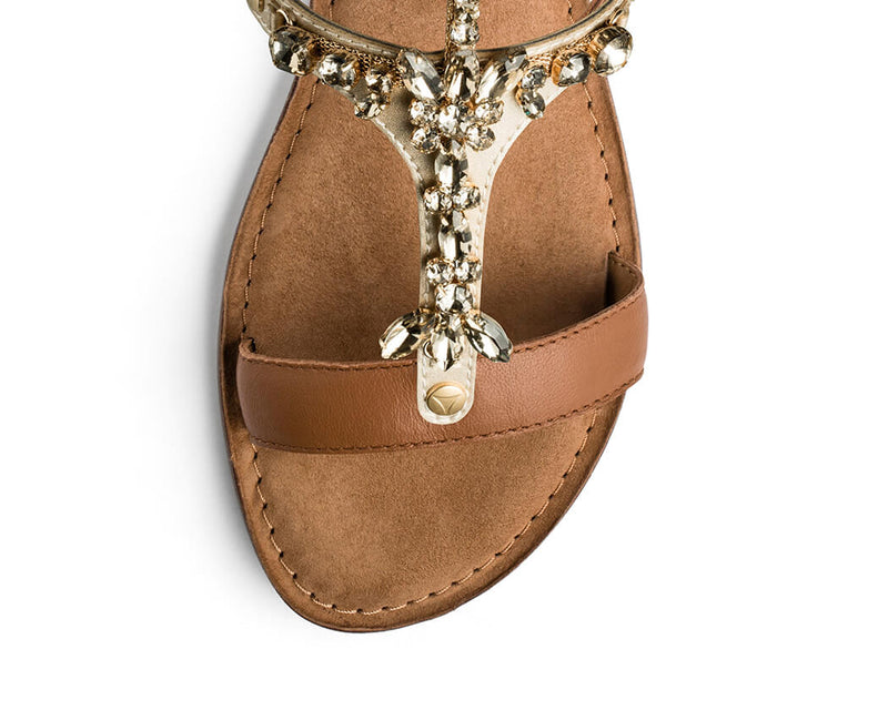 Brilliant Life Chain - Comfort Riemen Cognac TS