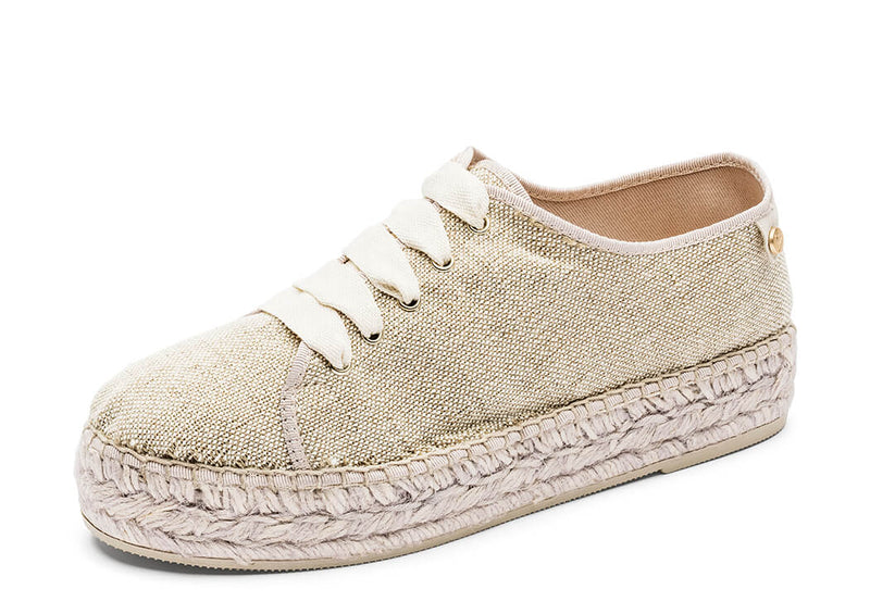 Sporty Sneaker Canvas Crema